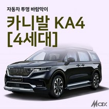 [맥스산업] 원터치 투명 자동차 바람막이 [ 차종 : 카니발KA4 (4세대) ] ( 옵션 : 트렁크 슬라이드문 ), 슬라이드문 조수석1p