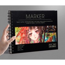 전문가용 스케치북 두꺼운 도화지 마커용 미술 특수 용지 학생 그림 수채화 책 낙서 그림책 만화 종이 8K 16K A4, 4