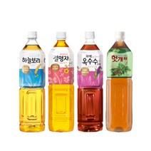 차음료 4종 모음 1.5L 페트 12개 (하늘보리 결명자차 자색옥수수수염차 헛개차), 광명찾은결명자1.5Lx12