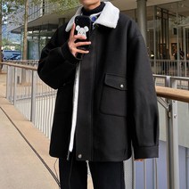 제로스샵 / [당일출고] 세인 양털 세무 무스탕자켓 남녀공용