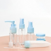 스프레이 화장품 샴푸 스킨 로션 소분 용기 공병 다이소 여행용 휴대용 폄프병 캠핑용, 블루