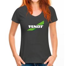 Fendt 농업 트랙터 기계 새로운 티셔츠 탑 도매 티 사용자 정의 환경 인쇄 저렴한, [12] Women grey, [05] L