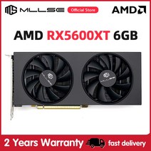 라데온 라데온그래픽카드 MLLSE-게임용 그래픽 카드 AMD RX5600XT 6G D6 6G/192bit/GDDR6 메모리 16GHz 주파수 directx 12 3D 기능