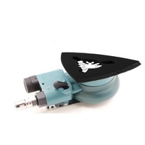 벨드샌더 스핀드샌더 1pcs 80mm 스테인레스 스틸 삼각형 모래 트레이 모양의 연마 폐기물 샌딩 패드 톱 블, 한개옵션0