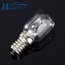 광파오븐 HoneyFly E14 오븐 토스터 스팀 할로겐 전구 220V-250V 25W 고온 램프 밥솥 후드 전자 레인지, 01 25W 220-250V_02 2pcs