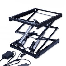 이중 파워실린더 가정용 산업용 전동 전기 간이 소형리프트 승강기, 500x400mm (유선리모컨)