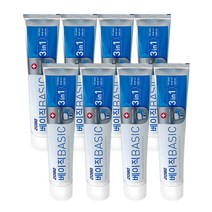 2080 베이직 충치케어 대용량 벌크형 업소용 치약 150g, 8개