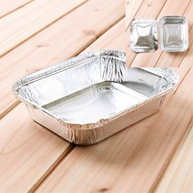 5p 은박도시락 SET 17.3x14.2cm 돈까스용기 초밥포장용기 1회용도시락 돈까스포장용기 음식포장용기 단체도시락 플라