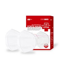 [새부리형 100매 특가] 비아 포르테 황사마스크 KF94 흰색 대형 개별포장/스키 골프 등산 각종스포츠 활동량많은 직장인 선호 1위/뷰티인아시아