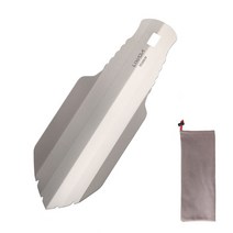 백패킹텐트 비박텐트 Lixada 정원 손 삽 캠핑 흙손 티타늄 야외 하이킹 배낭, [01] Type 1, 01 Type 1