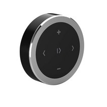 톱 미디어 스티어링 휠 원격 제어 무선 블루투스 mp3 음악 재생 안드로이드 IOS 스마트 폰 제어 자동차 키, Sliver
