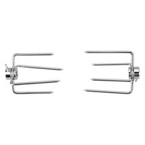 텍사스 바베큐 브리스킷 bbq 그릴 꼬챙이 바베큐그릴 숯불 훈제 캠핑용2 개대 바베큐, 바베큐 포크 2개