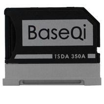 미국발송 BASEQI 마이크로소프트 서피스 북 서피스 북 2 서피스 북 3 13.5인치 (모델-350A) 용 알루미늄 MicroSD 어댑터, Surface Book/Surface Book 2