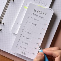 라운드 메모잇 (점착식 인덱스 메모지), 09weekly