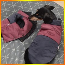 보미펫 펠릭스패딩 강아지옷 겨울패딩 조끼 외출복 핸드메이드, 그레이(와인포인트)-양털