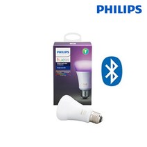 필립스 신제품 HUE 블루투스 램프단품 4.0 (1 600만 컬러표현) LED조명 스마트조명, One Color