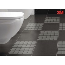 욕실 화장실 욕조 바닥 타일 대리석 논슬립 미끄럼방지 테이프 발바닥 매트 투명 12매