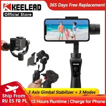 KEELEAD-오리지널 S5 3 축 짐벌 핸드 헬드 안정기 비디오 녹화 Vlog 라이브 스마트폰 액션 카메라 고프로, 01 Standard