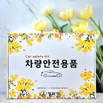 다이스 차량용 안전용품세트 자동차용품 소화기 불꽃신호기 선물세트 6종/8종, 차량용안전용품세트-1번-6종세트