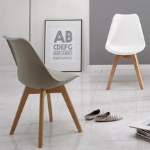 프리메이드 인테리어 식탁의자 1+1 카페 화장대 의자, 에펠의자 고급형_레드(2p)