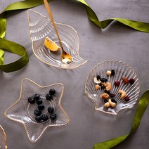 루미노 골드림 크리스탈 케익접시 4type, 소라접시