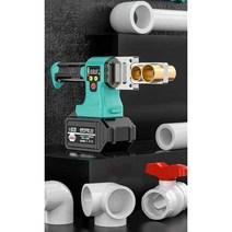 열 융착기 용접기계 모듈 인두 PPR 인두기 웰딩기, 미니 용접기 6.0Ah