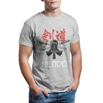 검도복검도 보구 시나이 카타나 일본 사무라이 닌자 선물 T 셔츠 남성 여름 Streetwear