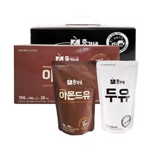 고소하고 맛있는 진한 혼합두유 담백두유20봉+아몬드유20봉, 단품