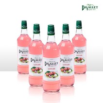 비갈레 리치 시럽 1L 프랑스 칵테일 열대과일 디저트 에이드, 1개