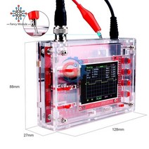 오실로스코프 완전히 조립된 디지털 smd 2.4quot tft lcd 1msps 0, 케이스와 함께 디스플레이