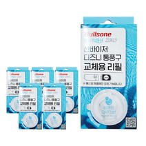 폴라프레쉬 선바이저 디즈니 통풍구 차량용 방향제 아쿠아 리필, 6개