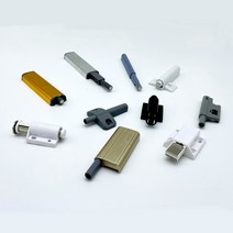 문터치 빠찌링 원터치 자석 충격완충기 장농 싱크대 가구 부속 오프너 똑딱이 푸쉬, 원터치빠찌링, 2. 파워빠찌링(은색)