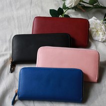 핑크풋 150 블링크 지퍼 장지갑