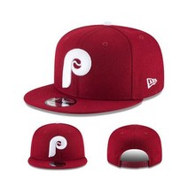 뉴에라 필라델피아 필리스 950 스냅백 모자 MLB 공식 클래식 버건디캡