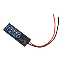 led전압계 전압테스트 3S 배터리 용량 표시기 LED 디스플레이 테스트 보조베터리 전기 리튬 배터리/철 인산염/납산, 한개옵션0