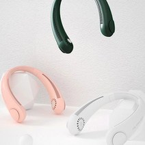 쿨샵 핸즈프리 넥밴드 선풍기 넥풍기 무선선풍기, A206넥풍기(핑크)