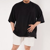 짐웨어 헤비코튼 머슬핏 오버핏 반팔티셔츠 스판코튼