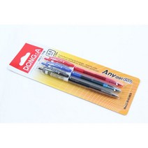 애니겔 501 볼펜세트 3색 0.5mm 동아볼펜 검은펜, 쿠팡1 본상품선택