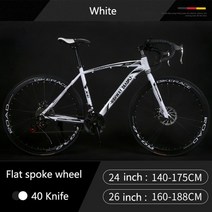 26 인치 mountian 자전거 도로 자전거 자전거 스틸 프레임 48cm 자전거 24 속도 더블 디스크 브레이크 경주 용 자전거 프리휠, 10, 26인치