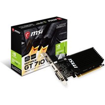 MSI 게이밍 지포스 GT710 1GB GDRR3 64비트 HDCP 지원 DirectX 1, 1GB,GT7101GD3HLP