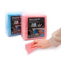 KP 빨아쓰는 원데이행주 50매(중33x35cm) 물결행주인견행주 부직포행주 행주타올 키친타올 걸레 일회용행주 판촉용행주 판촉행주 행주