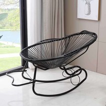 아카풀코 체어 의자 라탄 등나무 펜션 호텔 발코니, E 옵션 이미지 참조