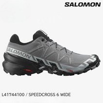 살로몬 스피드 크로스 6 와이드 트레일 슈즈 L41744100