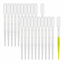 SCHOOL 100개 일회용 스포이드 3ml 5ml 과학 실험, 1-일회용스포이드-3ml