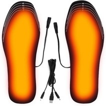충전식핫팩 USB 핸드워머 미니 손난로US 전기 가열식 온열 신발 깔창 발 패드 따뜻한 양말 매트 겨울 야, 01 Black_02 SizeL(41-46)