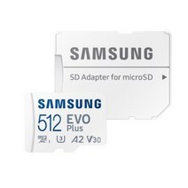 삼성전자 EVO PLUS 마이크로SD 메모리카드 MB-MC512KA/KR, 512GB
