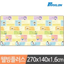 파크론 뽀로로카툰잡 웰빙플러스 놀이방매트 270x140x1.6cm (매트/놀이매트/유아매트/아기매트/쿠션매트/뽀로로/뽀로로매트/거실매트/크론매트 추천), 본상품선택