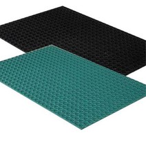 미끄럼방지 구멍둟린 생고무 현관매트 입구매트 비 우천시 물기통과, 블랙