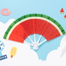 [{주문폭주]}xYNS_수박_만들기_부채_여름_꾸미기_과일_놀이_★+인기히트*APR+30ºⓝⓔⓦº, 요니마켓 본상품선택