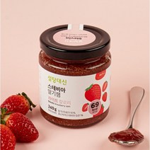 설탕대신 스테비아 딸기잼 240g 저칼로리 천연설탕, 5개